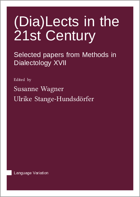 Der Tagungsband zur Methods in Dialectology XVII ist jetzt erschienen